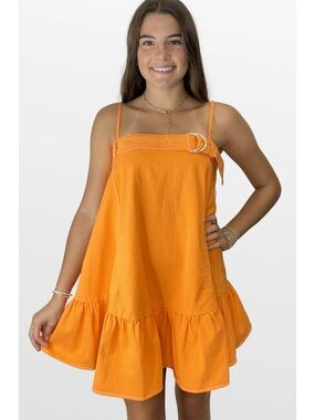 2 for $20 sale: NWT the pants store orange bright outlook trapeze dress